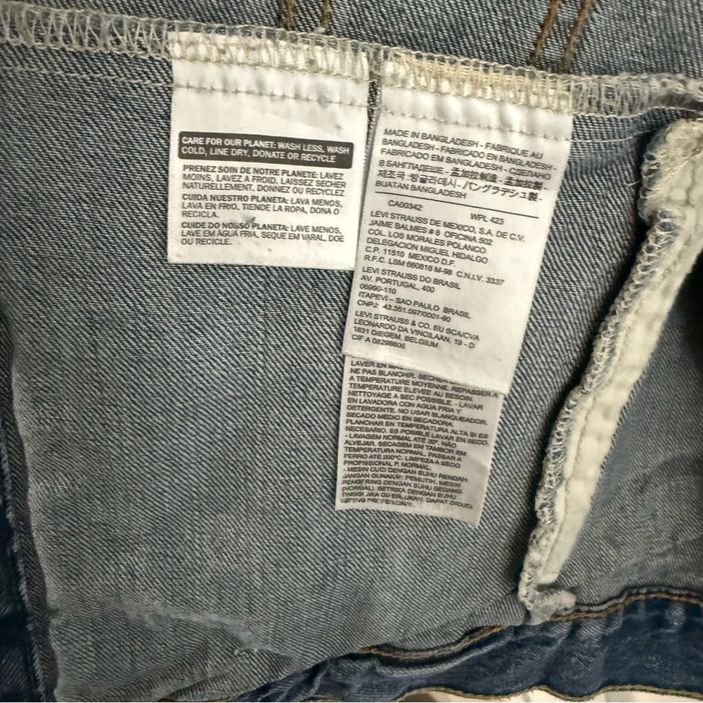 Levi's Classic Blue Denim Jacket - Picture 4 of 5